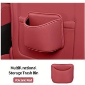 Resim Chuangyinshop Mocha Brown Şık Araç Depolama Kutusu Çöp Kutusu Bardak Tutucu Organizer 