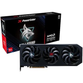 Resim POWERCOLOR HELLHOUND RADEON RX9070 16G-L/OC GDDR6 256Bit Gaming Ekran Kartı 