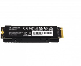 Resim Verbatim 49369 Vi7000G 4TB M2 NVMe PCIe Gen4 Soğutuculu Gaming SSD, PS5 Uyumlu - 7400MB/6500MB 