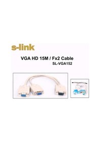 Resim S-Link Sl-Vga152 Y Vga Data Kablo 