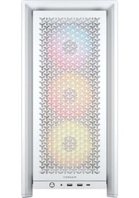 Resim Corsaır Frame 4000d Rs Mid-tower Argb Fanlı Cc-9011297-ww Beyaz Bilgisayar Kasası 