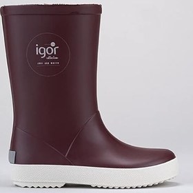 Resim İgor W10107 Splash Nautico Erkek/Kız Çocuk Su Geçirmez Yağmur Kar Çizmesi Bordo 24 