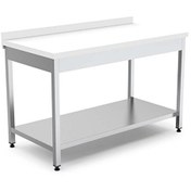 Resim Empero EMP.PTT.60160 Alt Raflı Polietilen Çalışma Tezgahı 160x60x85 CM 