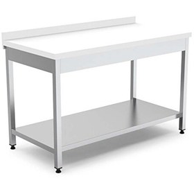 Resim Empero EMP.PTT.70120 Alt Raflı Polietilen Çalışma Tezgahı 120x70x85 CM 