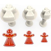 Resim Gingerwoman Basmalı (Enjektörlü) Kopat Kurabiye Kalıbı – 3'lü 