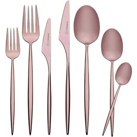 Resim Korkmaz Casablanca Rosagold 84 Parça Çatal Kaşık Bıçak Seti 
