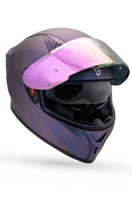 Resim DeadG Spectre Chatoyant Mat Mor Kask 