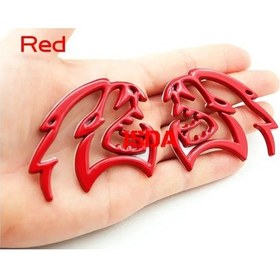 Resim Kırmızı-yüksek Kaliteli 3d Metal Hellcat Araba Logosu Kapı Çamurluk Yan Etiket Bel Hattı Rozeti Yaratıcı Dekorasyon Ark 