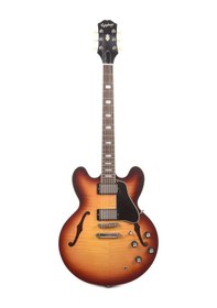 Resim Epiphone Es-335 Figured Semi-hollowbody Elektro Gitar Raspberry Tea Burst 