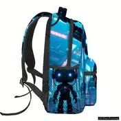 Resim Gelecekteki Robot Sırt Çantası - Büyük Kapasiteli, Hafif, Ayarlanabilir Askı, Kararlı Kalite, Canlı LED Işık Tasarımı ile Rahat Stil, Günlük Seyahat ve Açık Hava Seyahatleri için İdeal, Günlük Seyahat Çantası | Gelecekteki Sırt Çantası | Hafif Sırt Çantası 