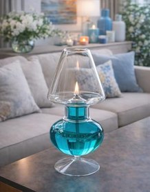 Resim QUEM Luxe Abajur Cam Kandil 