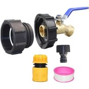 Resim Trendooze Türk Lüx Ibc Tote Adaptörü Pirinç Hortum Musluk Kolay Kullanışlı 