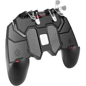 Resim Teknocan Marketing 4 Tetikli Mobil Oyun Kolu - 90° Dönebilen Gövde, Ergonomik Kavrama, Dayanıklı Fiber Malzeme, Uyumlu Pubg & Cod & Fire Oyun Kontrolcüsü | AK66 