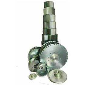 Resim Çap 200 Boy 80 Delik 28 Mm Sol Yön Radyal Fan Pervanesi 