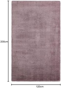 Resim Rust Lila Modern Pamuk Makine Halısı 120x200 