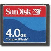 Resim Sandisk Compact Flash 4 GB CF Hafıza Kartı 