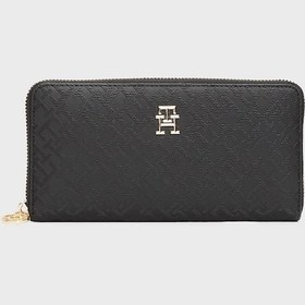 Resim Tommy Hilfiger Kadın Cüzdan Aw0aw17258 Bds Siyah Siyah 
