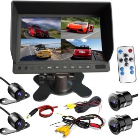 Resim Okul Araç Monitör Seti 7 4 Kameralı Go-I34 Okul Seti (GO-3344) 