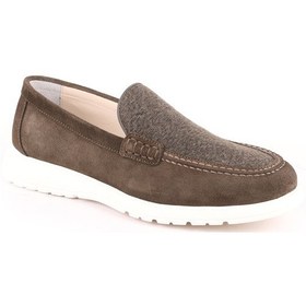 Resim Libero L5112 Süet Kumaş Deri Erkek Casual Ayakkabı Haki Haki 