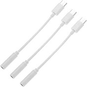 Resim Uonlytech 3adet Type-c to Kulaklık Adaptörü Usb c Ina Dönüştürücü Pixel z Ve Diğer Cihazlarla Uyumlu Dayanıklı Ve Yüksek Kalitesi Beyaz 