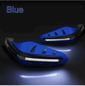 Resim Dream011 Mavi 2 Parça Aydınlatmalı Motosiklet Koruma Ve Yayları, Abs Plastik Ve Metal 