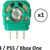 Resim POPKONSOL PS4 PS5 Xbox One Mikro Direnç 2.3k Micro Switch Potans Yeşil 1 Adet 
