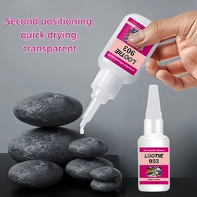 Resim 50g Ağır Hizmet Hızlı Kuruyan Taş Yapıştırıcısı - Tezgahlar, Akvaryumlar, Fayanslar ve Çakıl Taşları için Nozul ile Güçlü Bağlantı Cementsi - Şeffaf, Dayanıklı Yapıştırıcı DIY ve Profesyonel Projeler için, Tezgah Yapıştırıcısı, Şık Şişe Tasarımı, Dayanıklı Yapıştırıcı 