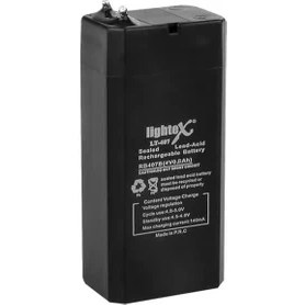 Resim Lightex LT-407 4 Volt 0.8 Amper Akü 