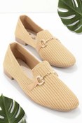 Resim Bambi Camel Triko Kadın Loafer Ayakkabı K01671302082 
