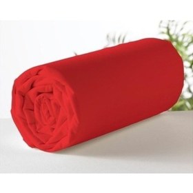 Resim Aslans Çift Kişilik Lastikli Çarşaf Kırmızı 160x200 