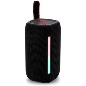 Resim HEPU HP-S04 Taşınabilir Şarjlı Bluetooth Hoparlör Rgb Usb Aux Tf 1200 Mah 3 inc 