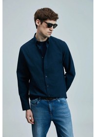 Resim Lufian Ellery Lacivert Erkek Gömlek 111010637 Lacivert 