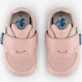 Resim Hopfrög Smart Walker First Prime Havalı Pembe Barefoot Ilk Adım Bebek Ayakkabı 