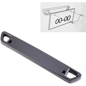 Resim Evrensel Araba Ruhsat Sahibi Plaka Numarası Çerçeve Karbon Fiber Plaka Sahibi 