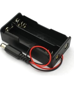 Resim Alkatronik 18650 Pil Yuvası 2'li Adaptör Soketli 