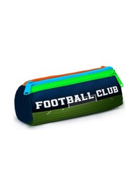 Resim Coral High Kids Lacivert Futbol Desenli Üç Bölmeli Kalem Çantası 22095 Lacivert 