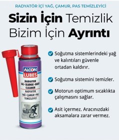 Resim Alcon Radyatör Içi Yağ, Çamur, Pas Temizleyici 300 Ml 