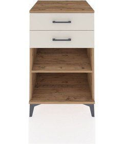 Resim Kronos Komodin Tek Raflı 2 Çekmeceli 60x59x96 Çam-aytaşı Çam 
