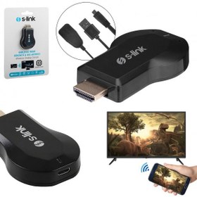 Resim HDMI KABLOSUZ DONGLE TV GÖRÜNTÜ VE SES AKTARICI IOS ANDROID S-LİNK SL-WH25 