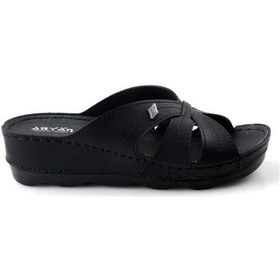 Resim Aryan 37 953 Siyah Orto Pedik Kadın Terlik 001 