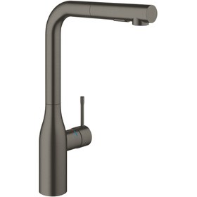 Resim Grohe Essence Eviye Bataryası Spiralli Brushed Hard Graphite - 30270al0 