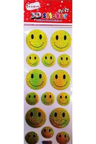 Resim Ticon 3d Sticker Etiket 