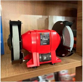 Resim İyisi Yok Bakır Sargı Çark Motoru Balta Bıçak Bileme Taşlama Makinesi 200 mm 2000 Watt 