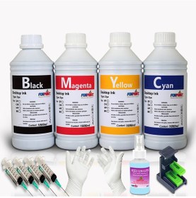 Resim Canon E404/E414/E464/E474/E484 Kartuş Dolum Seti 4X1Lt 