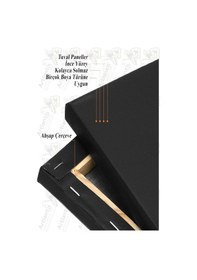 Resim Siyah Tuval 15x15 Cm 3 Adet Astarlı Kare Tuval Resim Tuvali Siyah 15 15 Cm Tual Akrilik Yağlı Boya İçin İdeal 