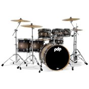 Resim PDP Drums Concept Maple 7 Parça 18" Akustik Davul (Satin Charcoal Burst) 