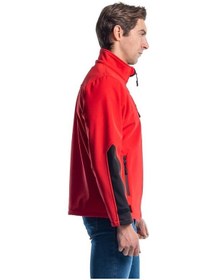 Resim Endüstri Giyim Şensel, Softshell Mont, Kırmızı -91E679- Su Itici 