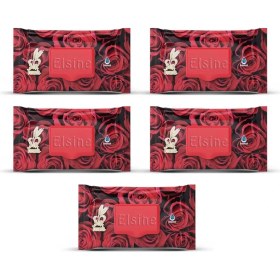 Resim 5 Paket Red Rose Islak Havlu Mendil 90 Adet Kapaklı Gül Kokulu 