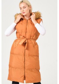 Resim Dewberry Bayan Yelek Z6744 Taba 