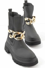 Resim Bambi Mat Siyah Kadın Bot & Bootie K02538036709 